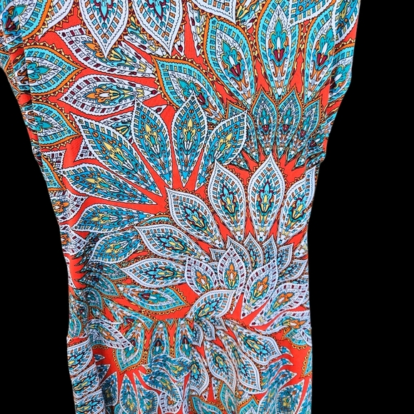 Enfocus Studio Patterned Mini Dress Women Size 14 - Picture 14 of 16